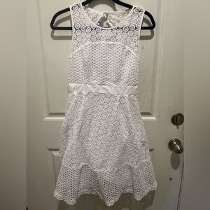 INC Cotton crochet White ‎ Dress